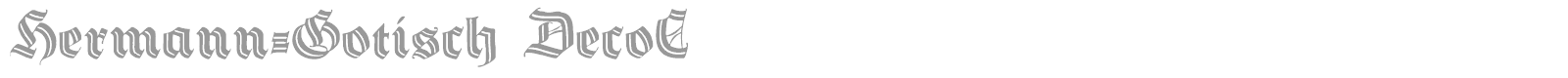 Hermann-Gotisch DecoC font preview